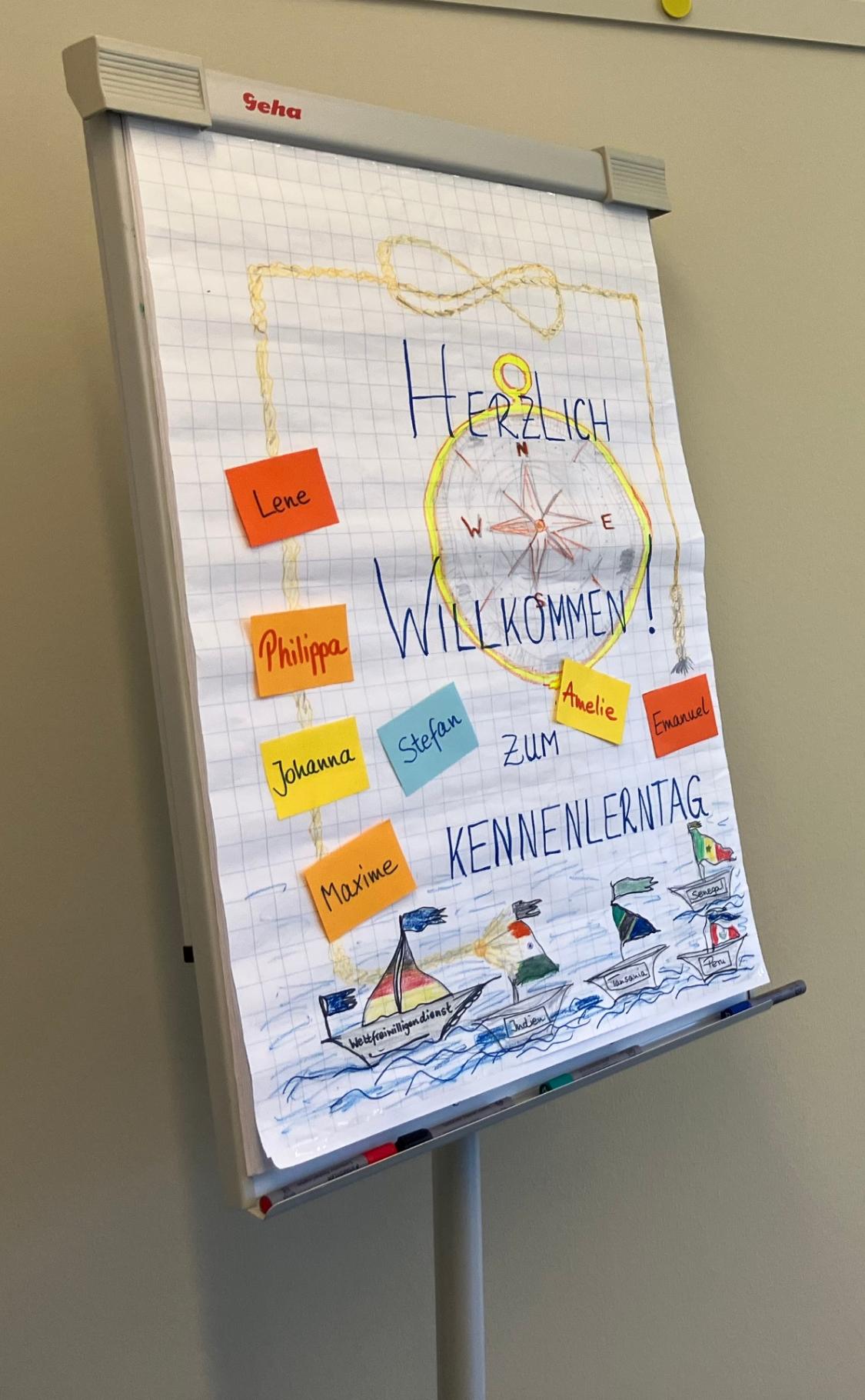 Willkommensschild